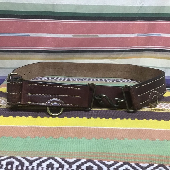 EUC Ralph Lauren rare snake belt sz34 - Picture 1 of 6
